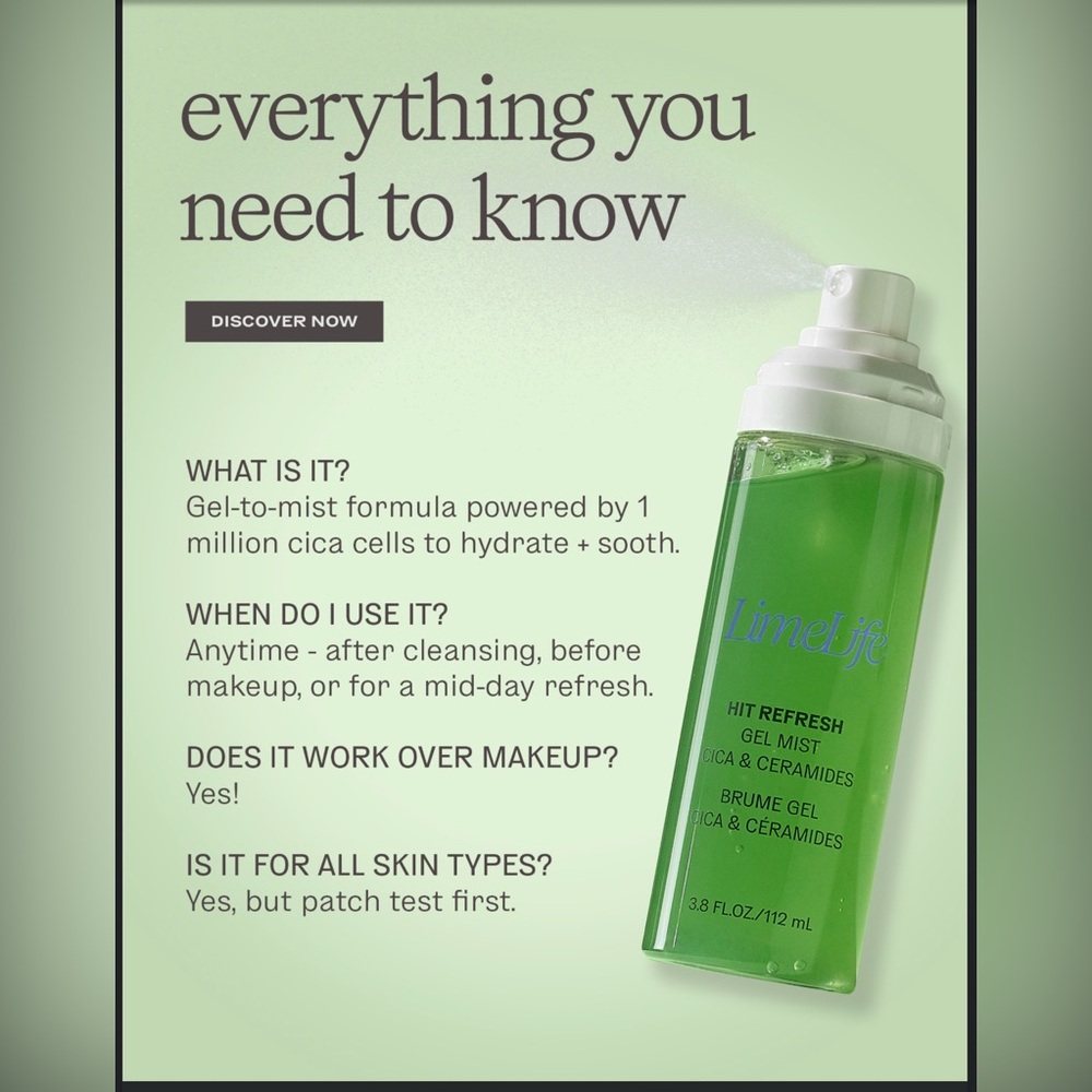 Hit Refresh gel mist
